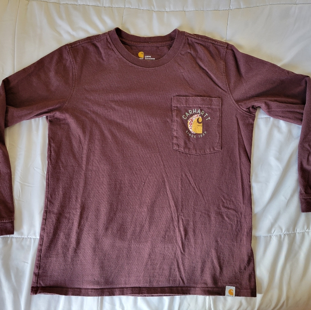 Carhartt Large Long Sleeve Pocket Tee
